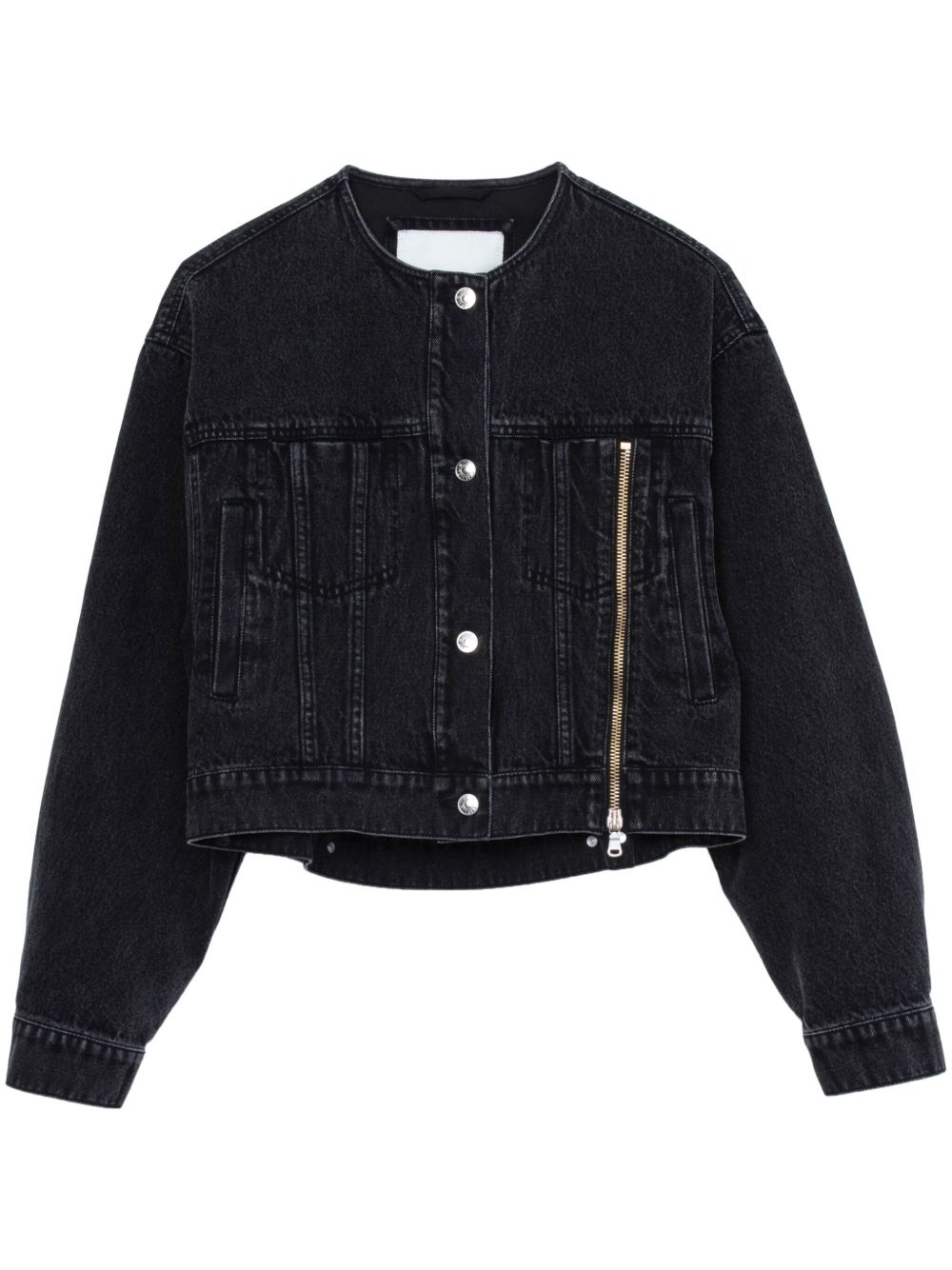 3.1 Phillip Lim 标贴棉夹克 - 黑色