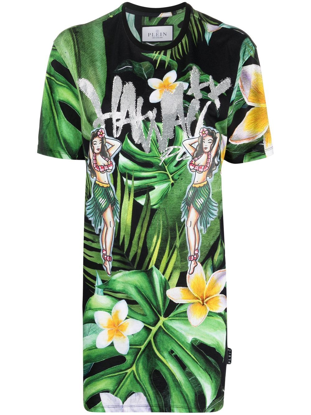 Philipp Plein 印花T恤 - 绿色