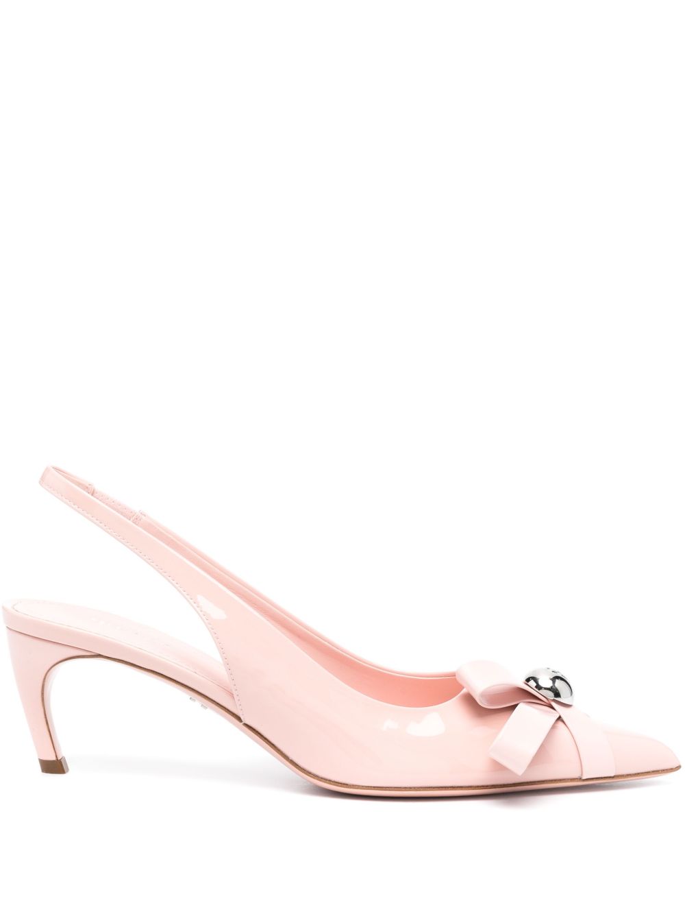 Ferragamo Brilda 漆皮中跟鞋 - 粉色