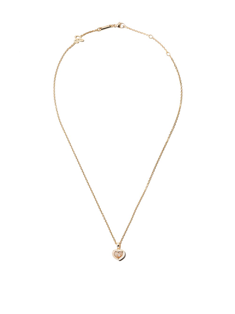 Chopard 18k黄金Happy Diamonds Icons吊坠项链 - 金色
