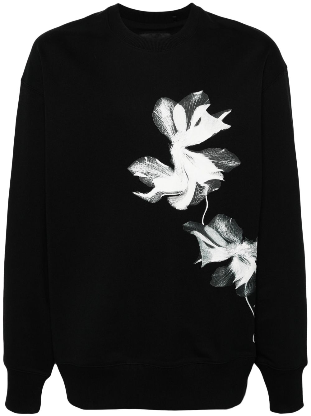 Y-3 GFX 花卉印花卫衣 - 黑色