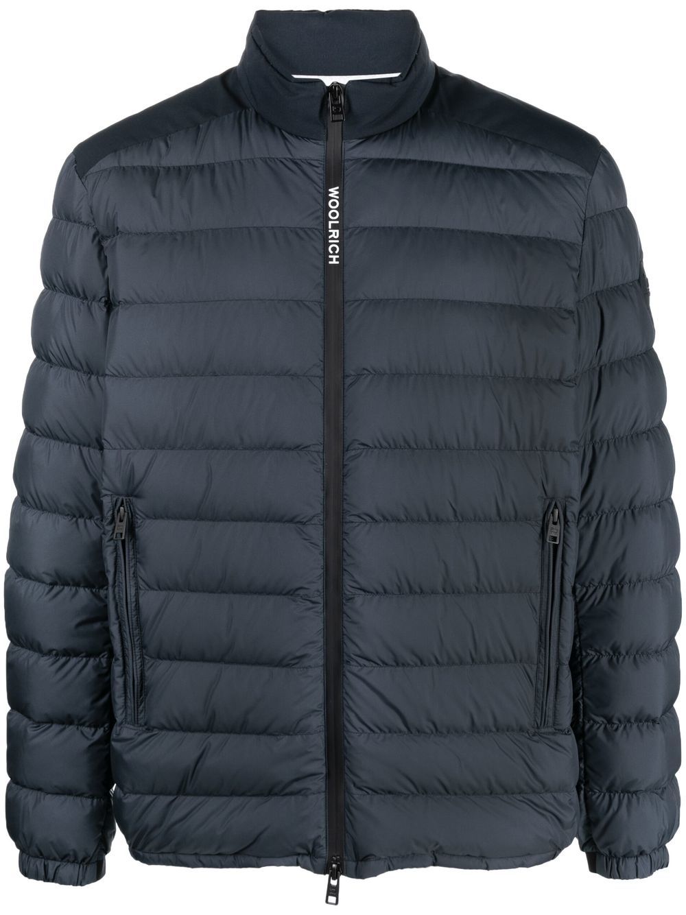 Woolrich 羽绒填充拉链夹克 - 蓝色