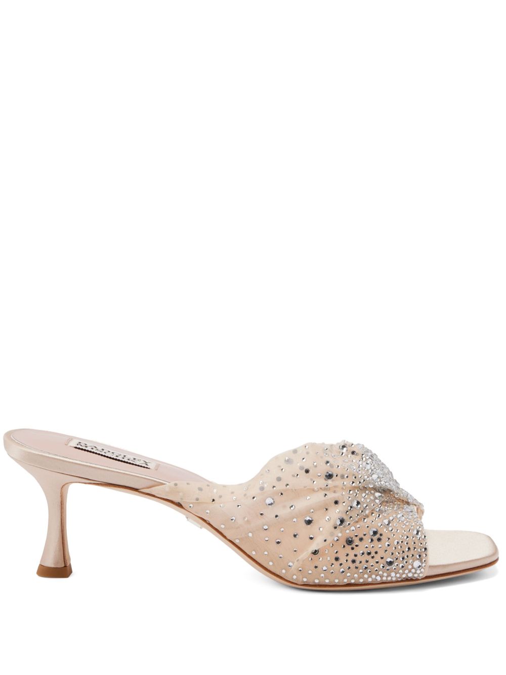 Badgley Mischka Brandy 水钻缀饰中跟穆勒鞋（6厘米） - 中性色