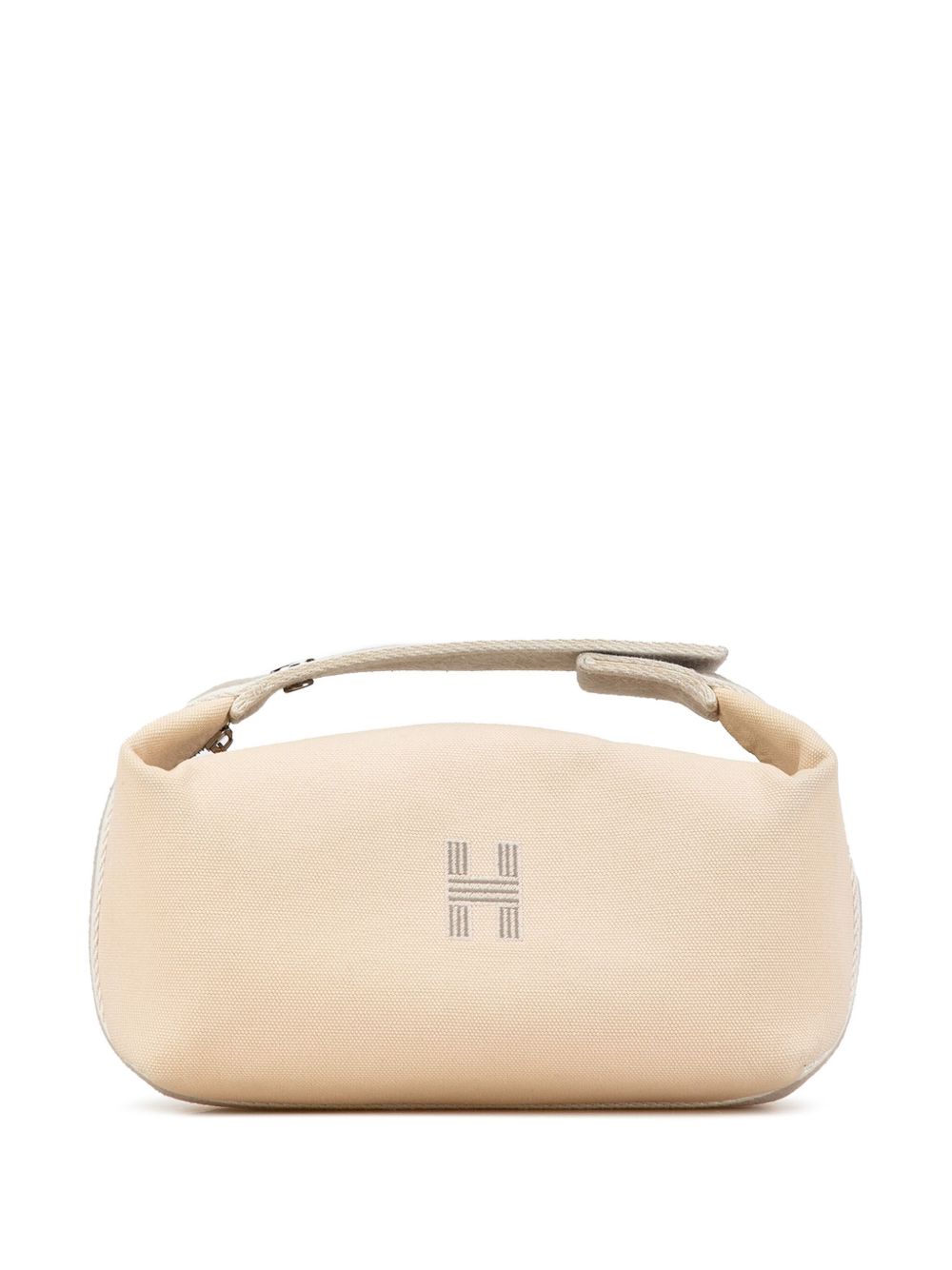 Hermès Pre-Owned Toile Bride A Brac 小号化妆包（2017–2024年典藏款） - 褐色