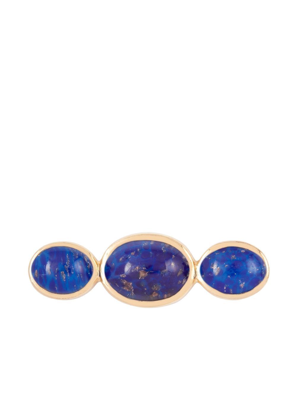 Christian Dior Pre-Owned 珠饰镶嵌胸针（1960年代典藏款） - 金色