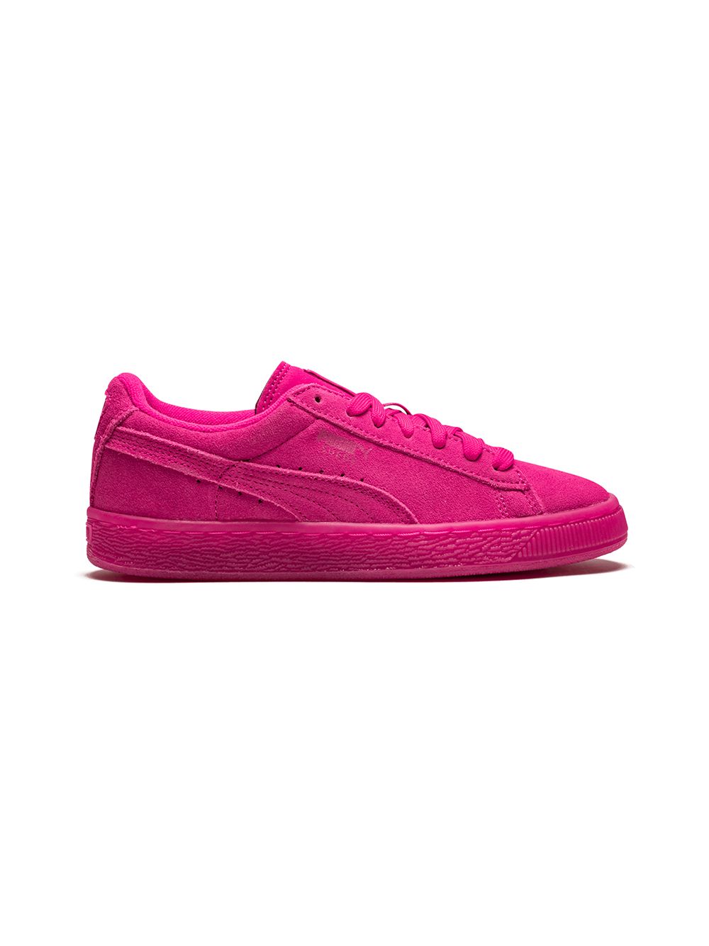 Puma Kids Ice Fluo JR绒面皮板鞋 - 粉色