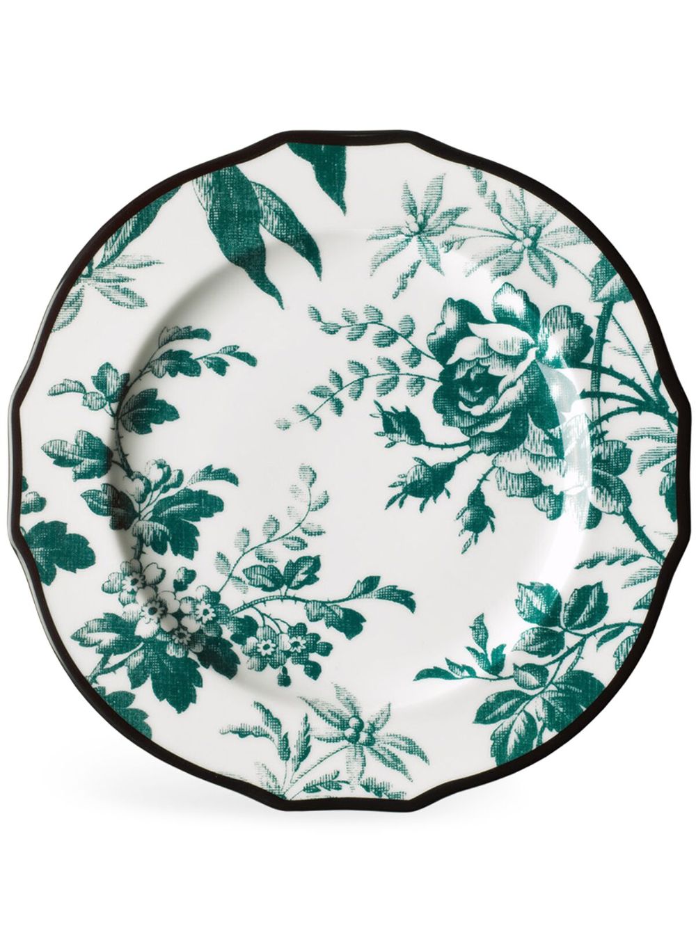 Gucci Herbarium 点心盘（22厘米） - 白色