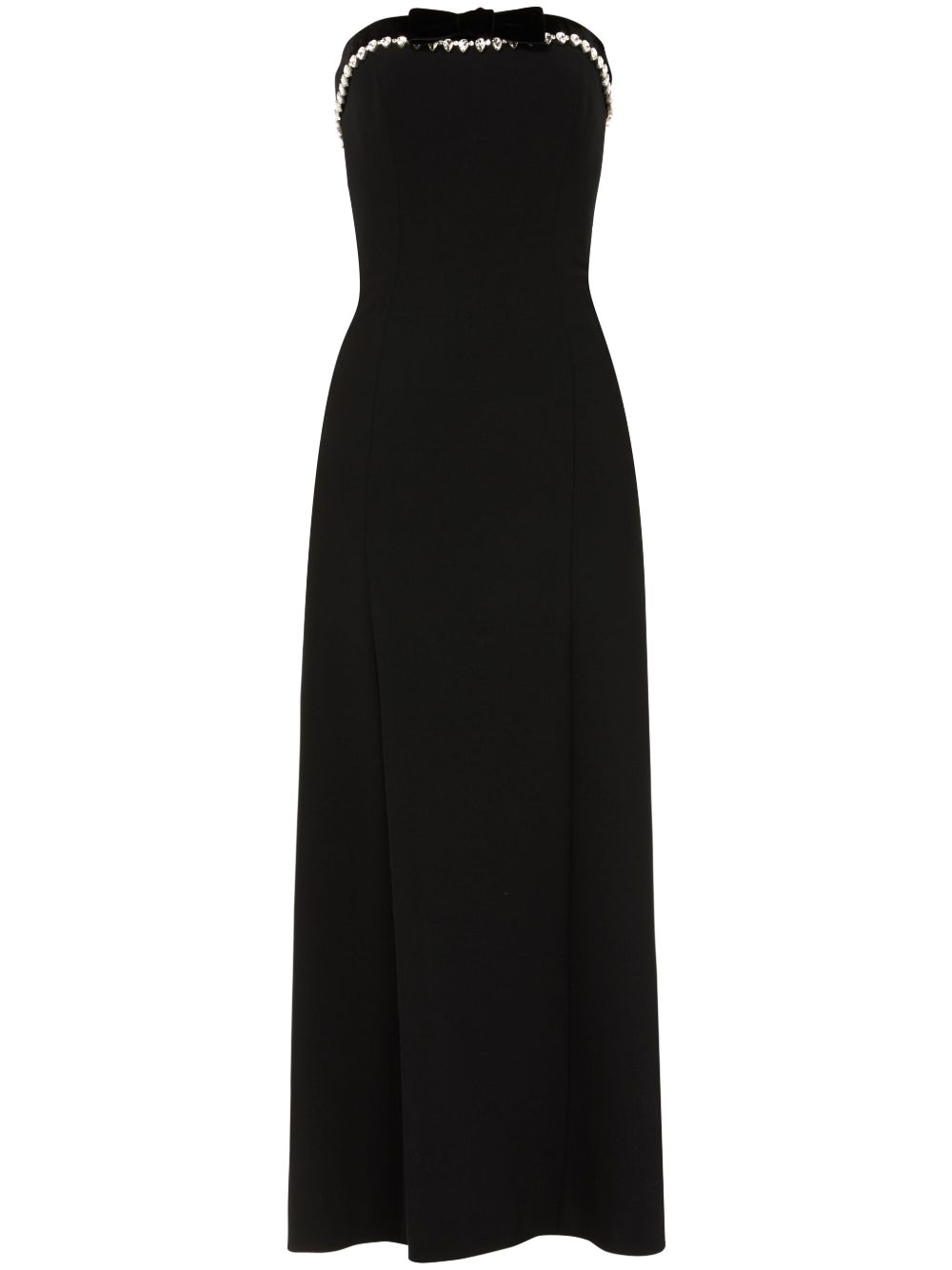 Jenny Packham Sufyan 中长连衣裙 - 黑色