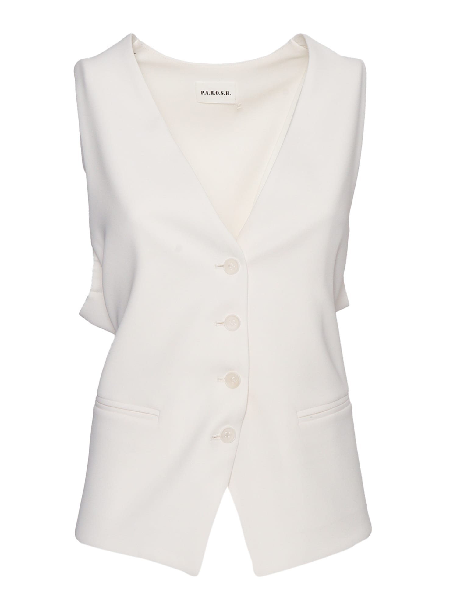 Parosh Rear Belted Vest