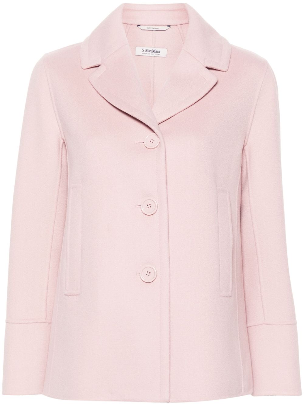 'S Max Mara Moon 初剪羊毛夹克 - 粉色