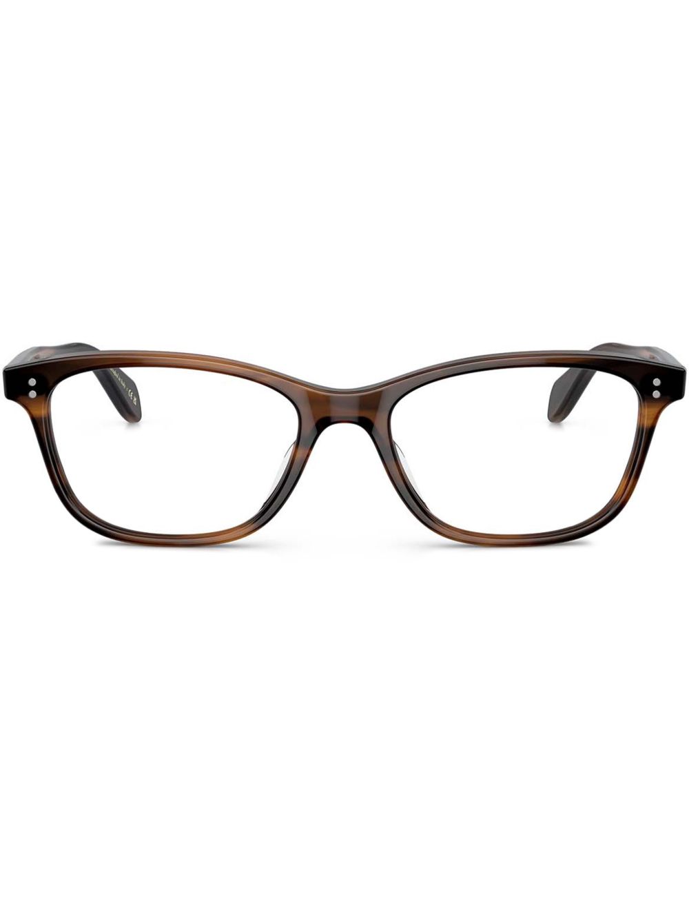 Oliver Peoples Ashton 眼镜 - 褐色