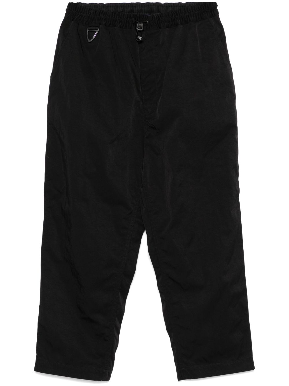 Comme des Garçons Homme 斜纹布编织长裤 - 黑色