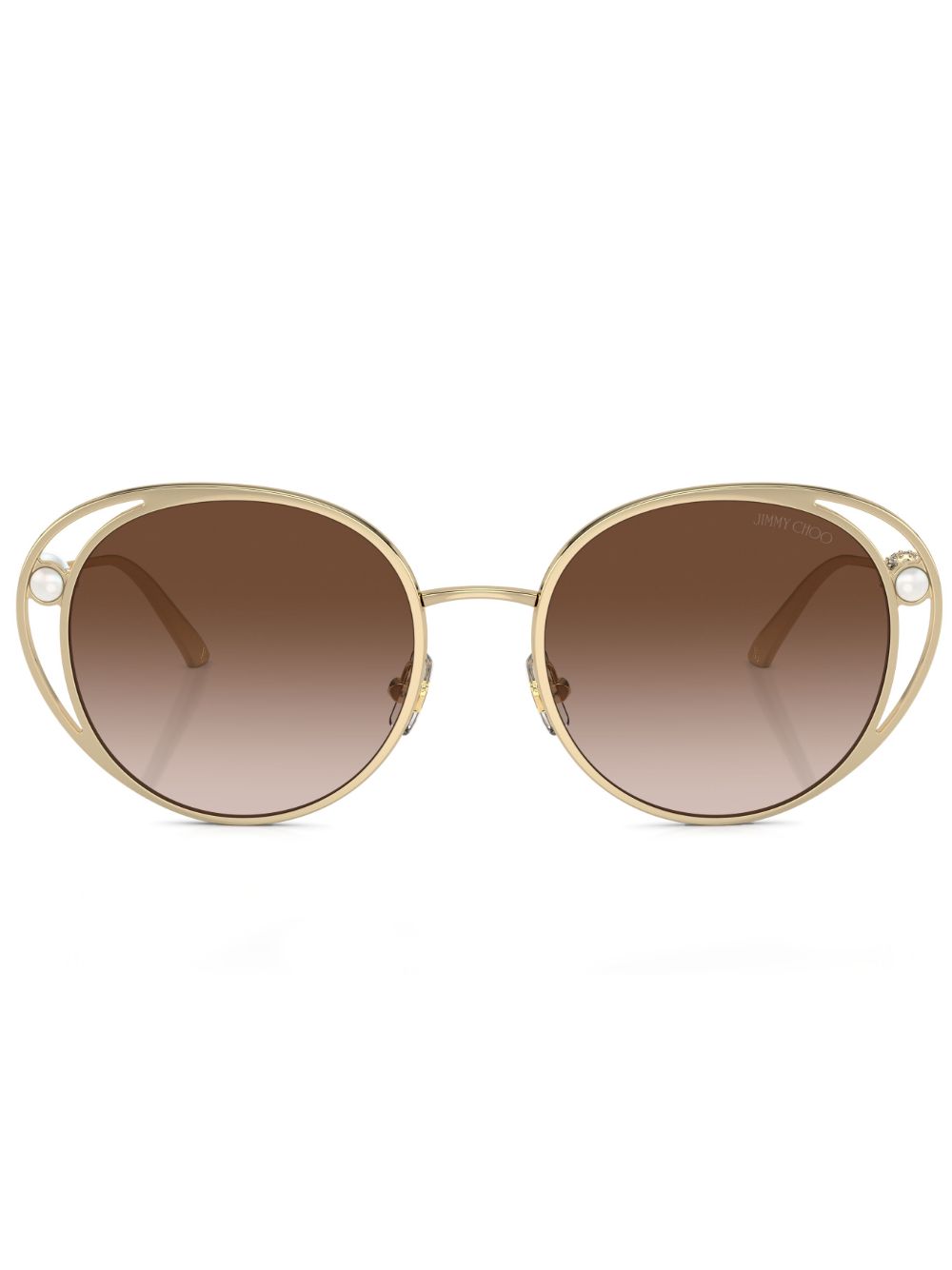 Jimmy Choo Eyewear Angela 太阳眼镜 - 金色