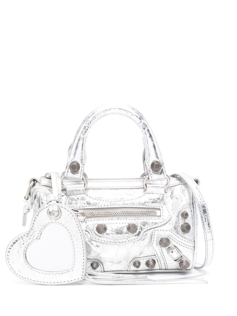 Balenciaga Le Cagole 迷你手提包 - 银色