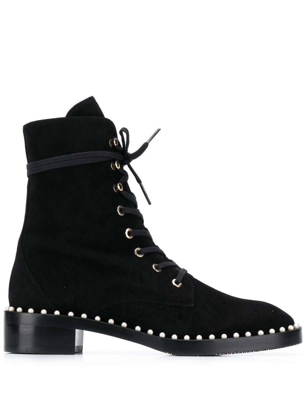 Stuart Weitzman Allie 及踝靴 - 黑色
