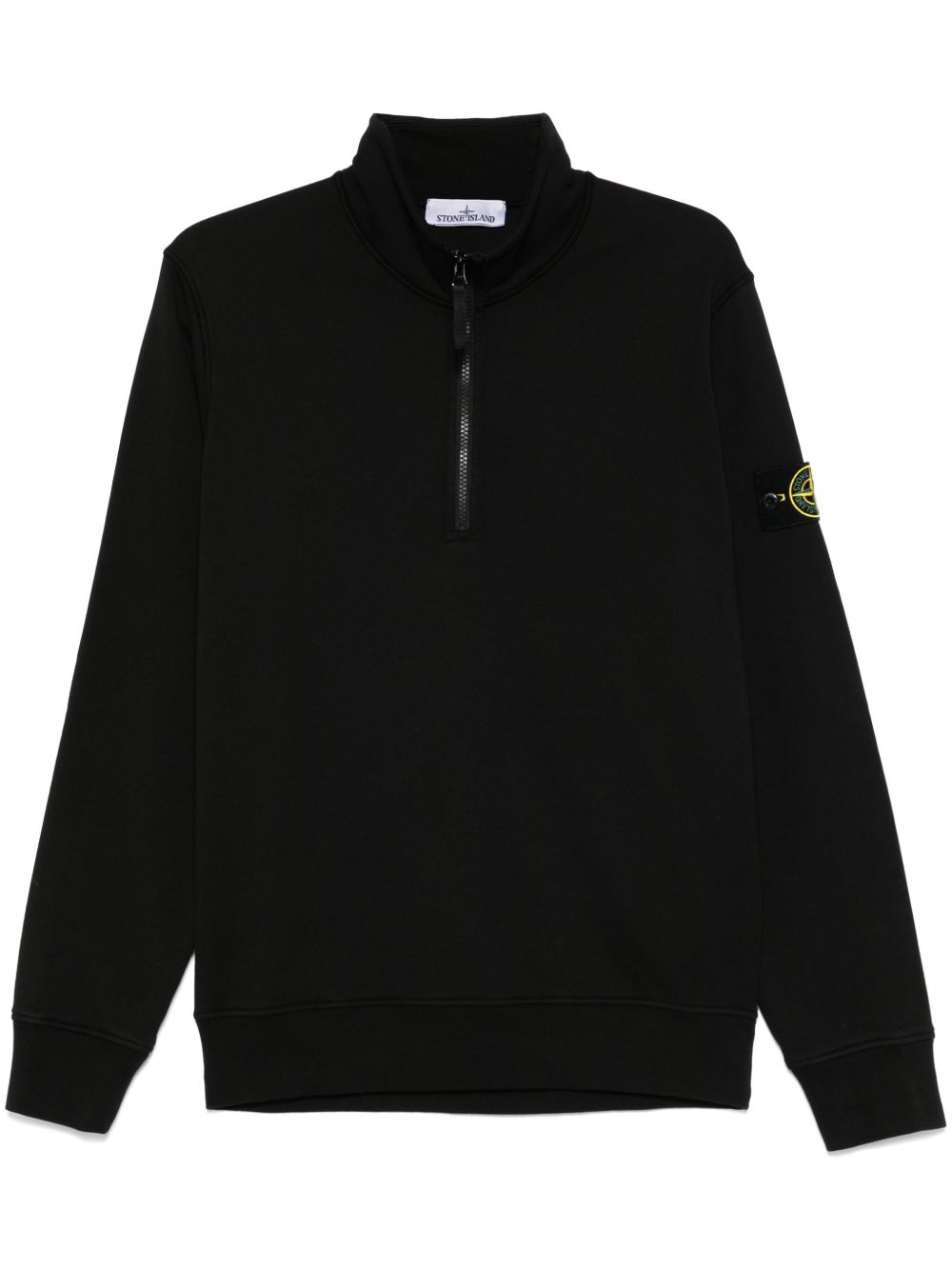 Stone Island 罗盘徽章卫衣 - 黑色