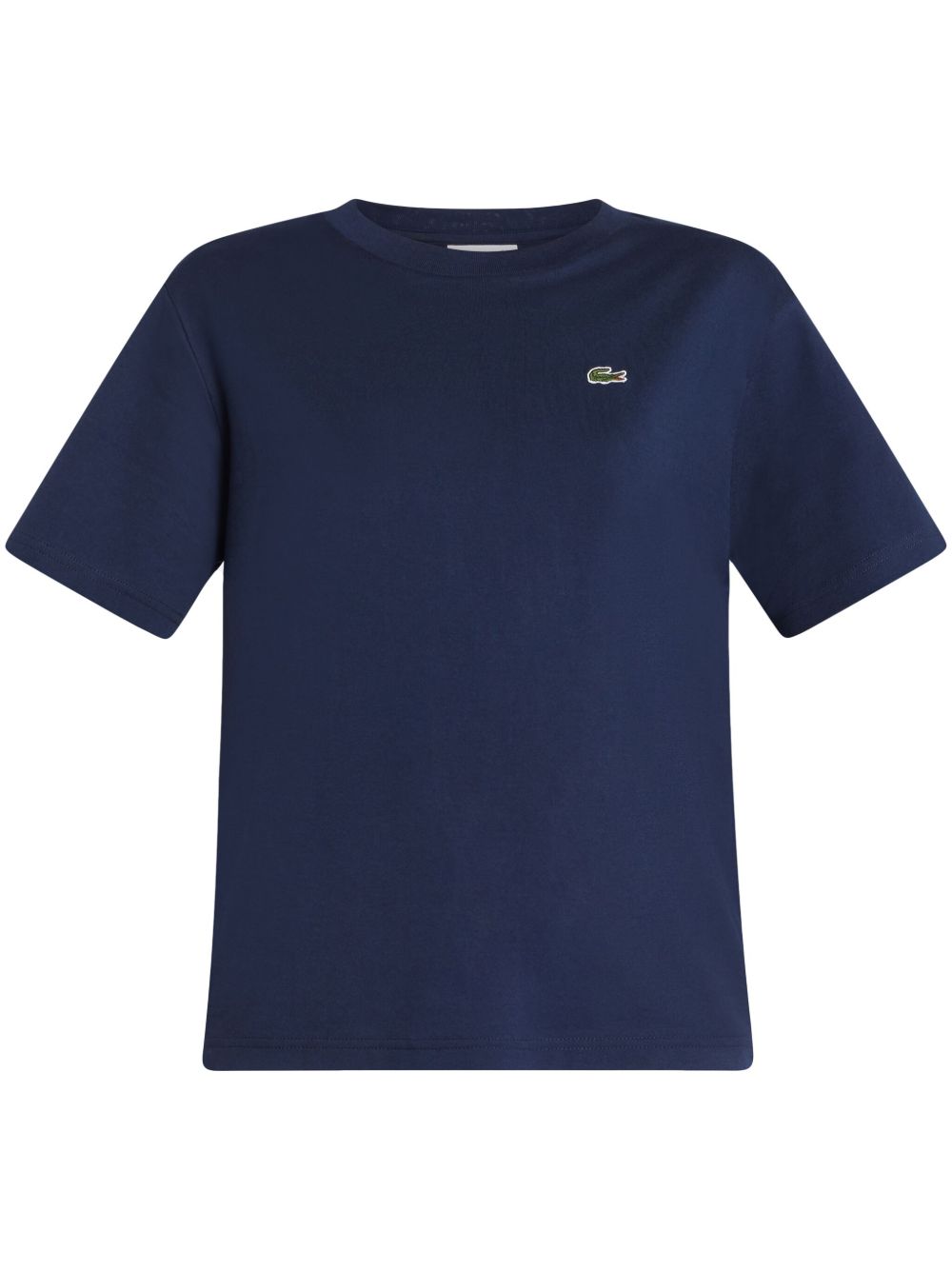 Lacoste 标贴棉T恤 - 蓝色