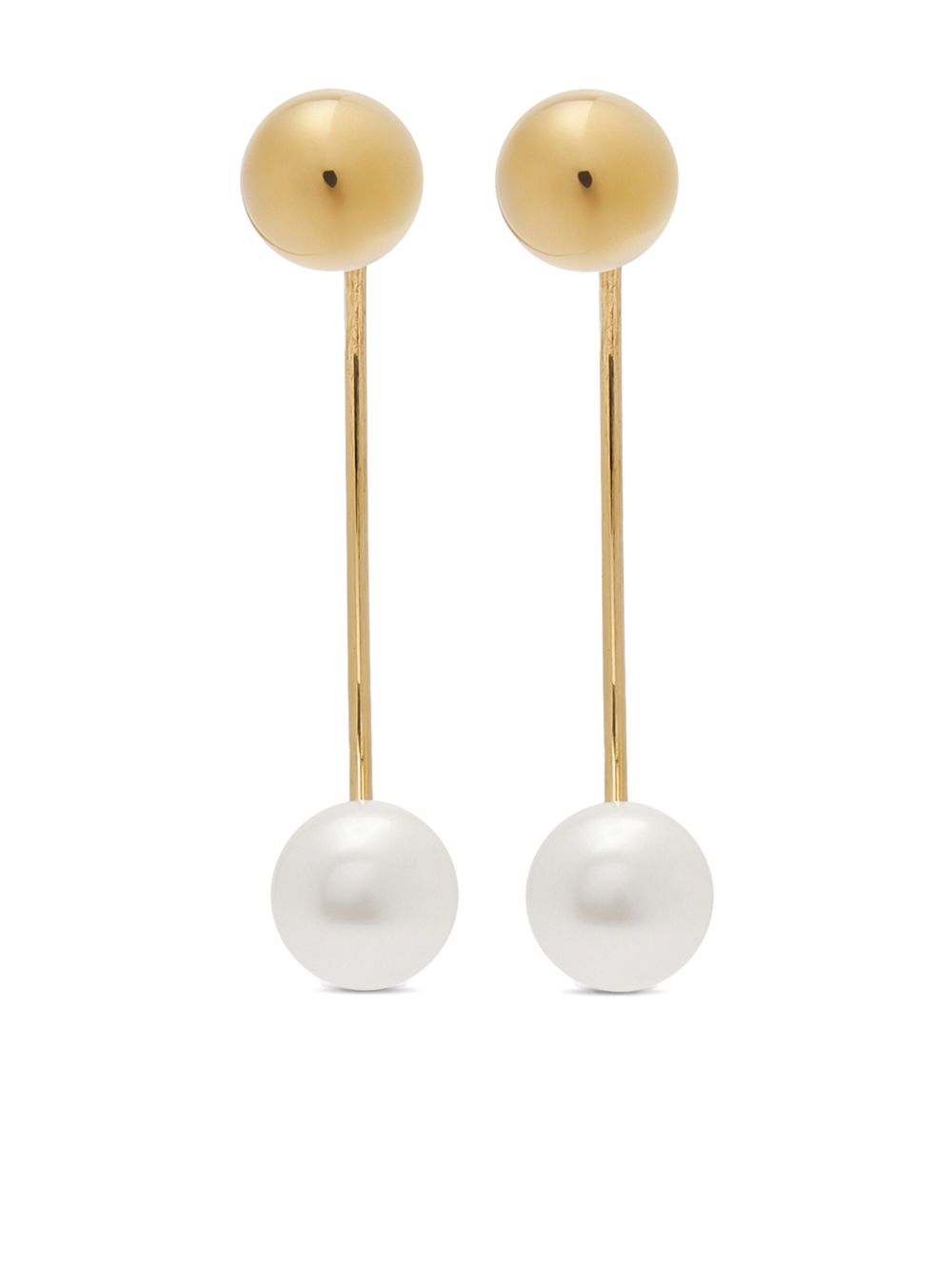 DRIES VAN NOTEN Chain Stud 耳钉 - 金色