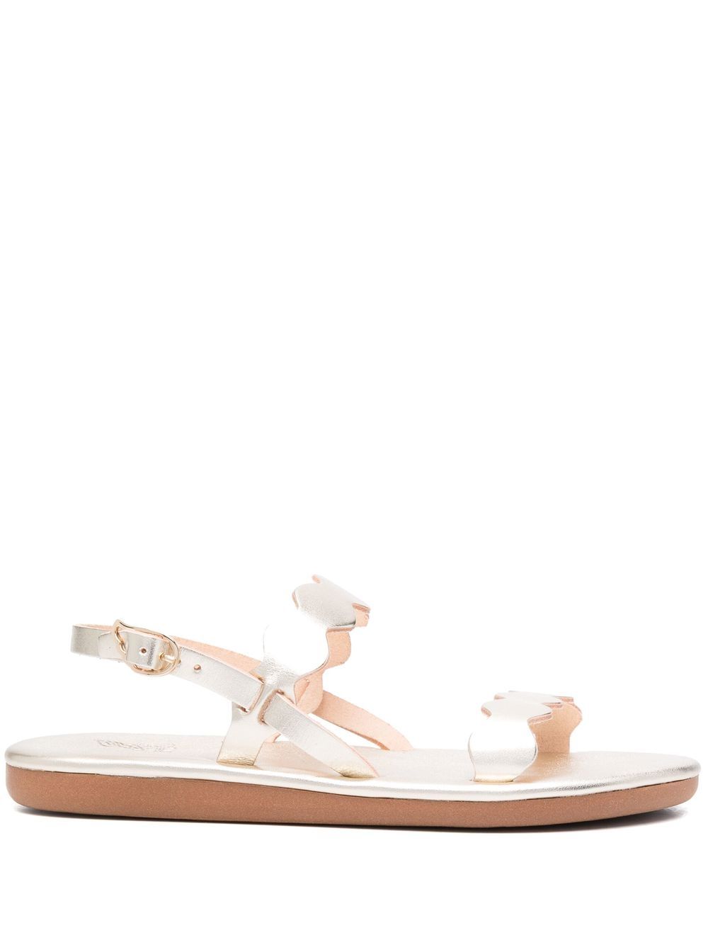 Ancient Greek Sandals 露趾裹踝凉鞋 - 金色
