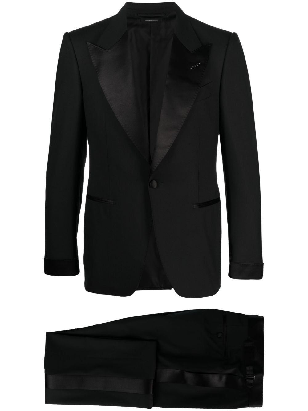 TOM FORD 尖翻领单排扣西装套装 - 黑色