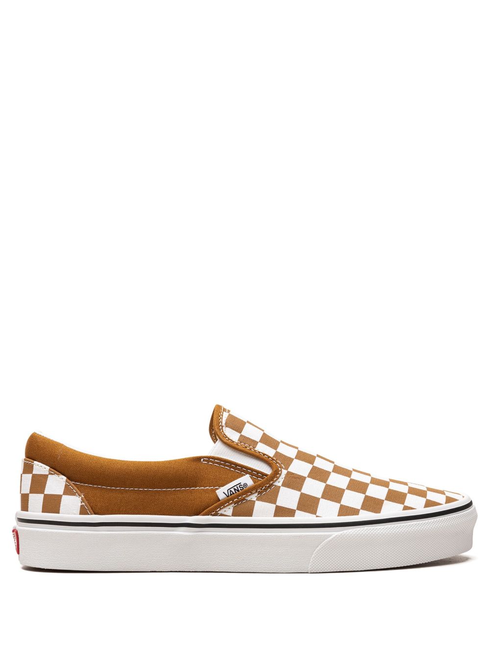 Vans Color Theory Checkerboard 套穿式运动鞋 - 褐色