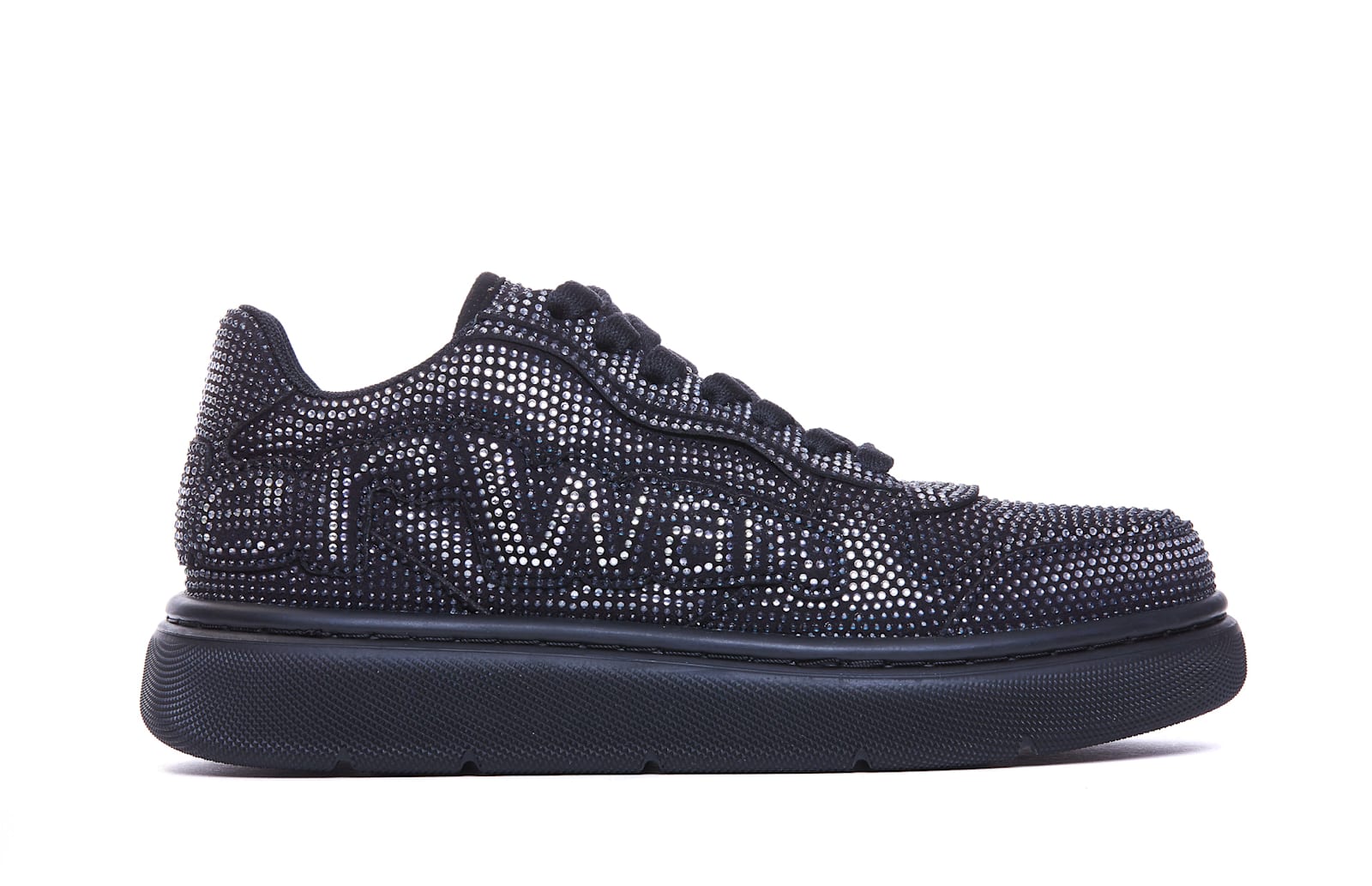 Alexander Wang logo运动鞋带水钻