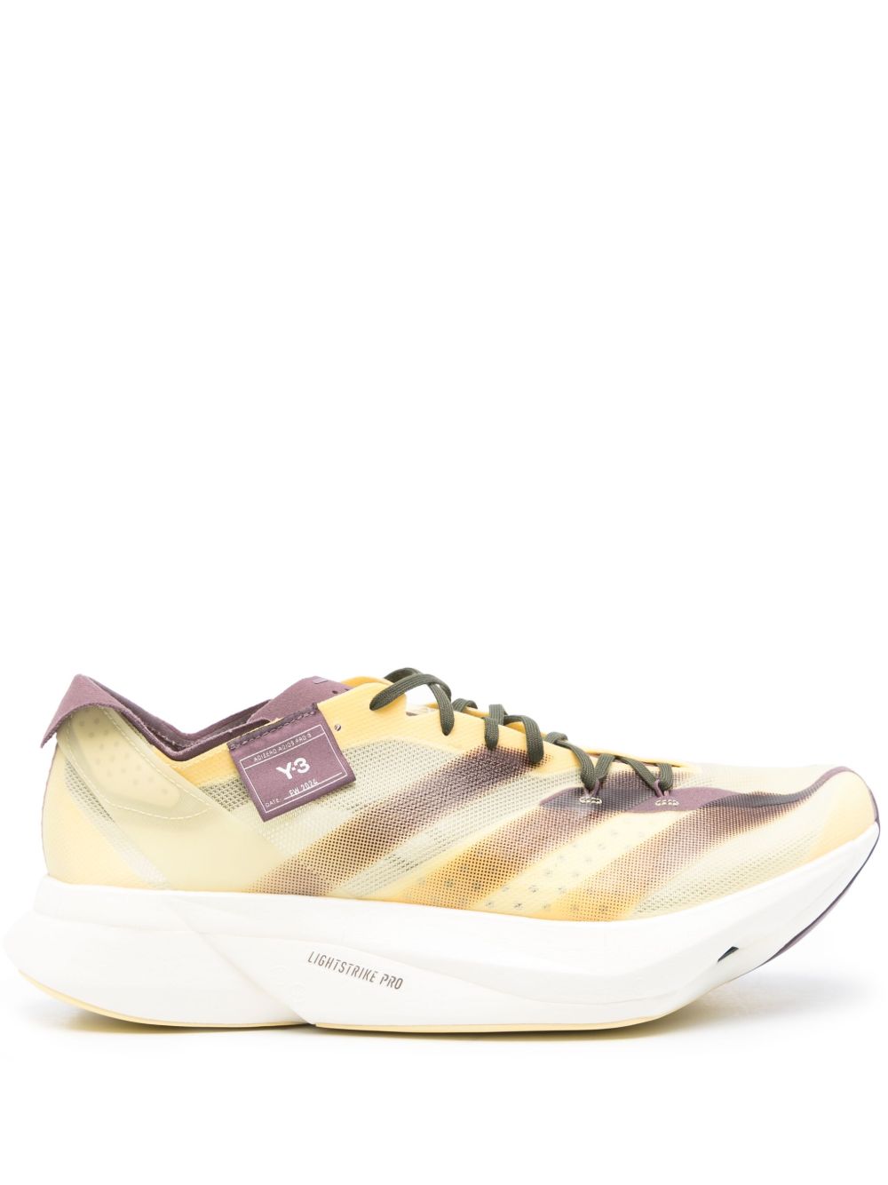 Y-3 x Adidas Adios Pro 3.0 运动鞋 - 黄色