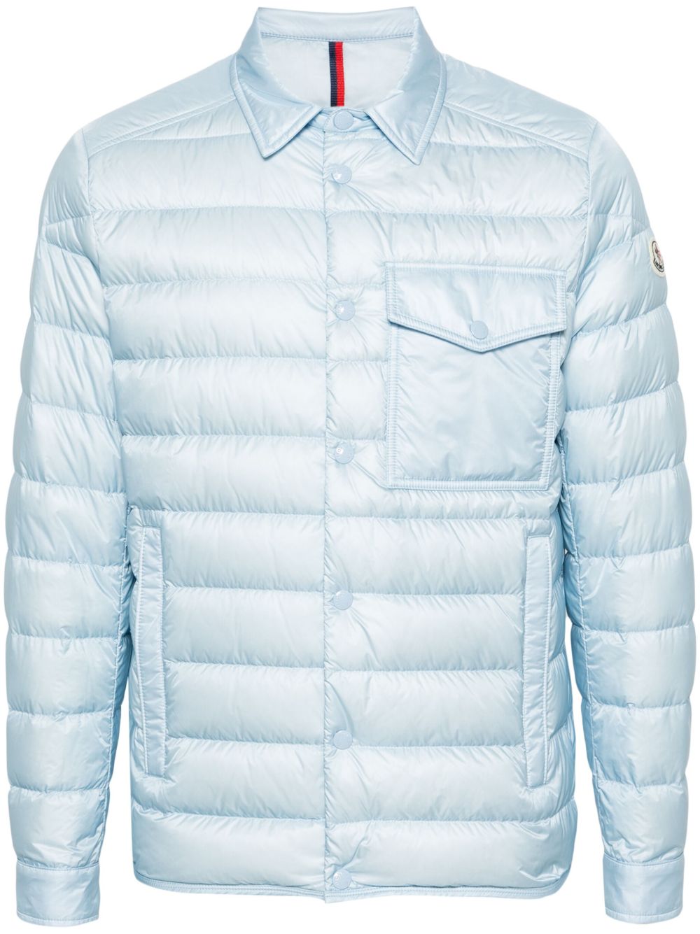 Moncler Tenibres 羽绒衬衫式夹克 - 蓝色