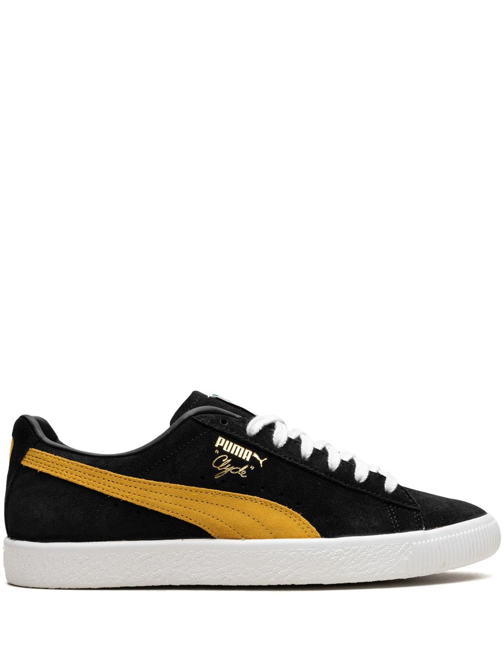 PUMA Clyde OG 绒面皮运动鞋 - 黑色