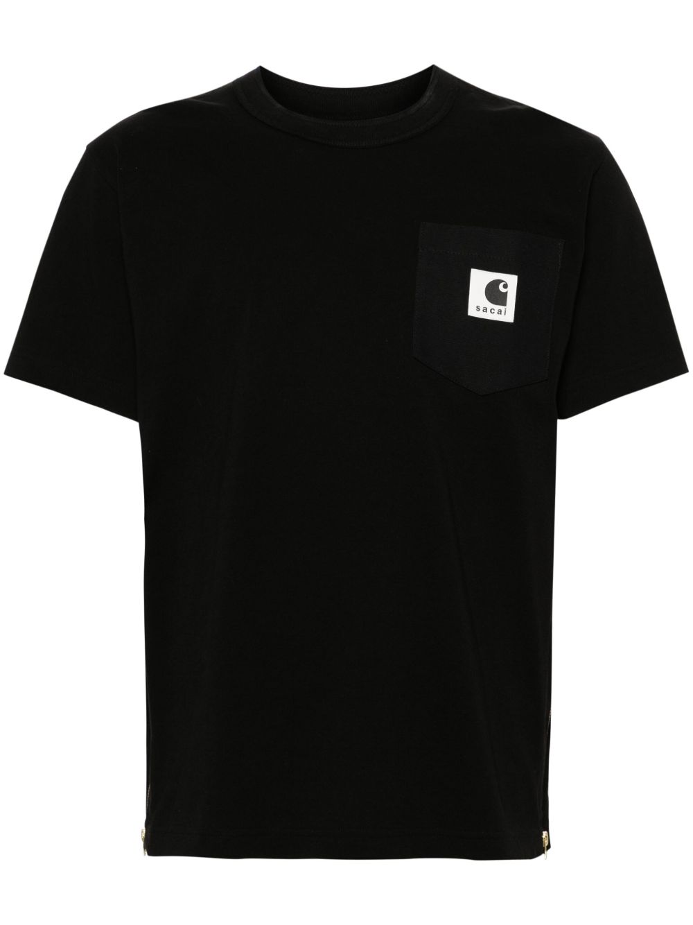 sacai x Carhartt WIP 棉T恤 - 黑色