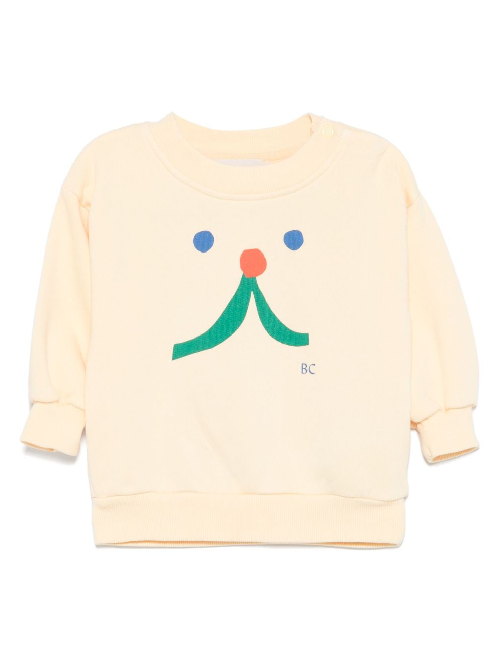 Bobo Choses Funny Face 卫衣 - 黄色