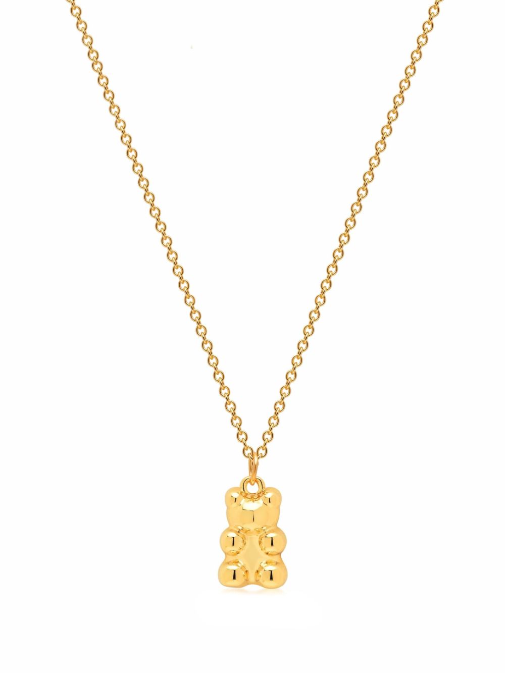 Nialaya Jewelry Gummy Bear 项链 - 金色