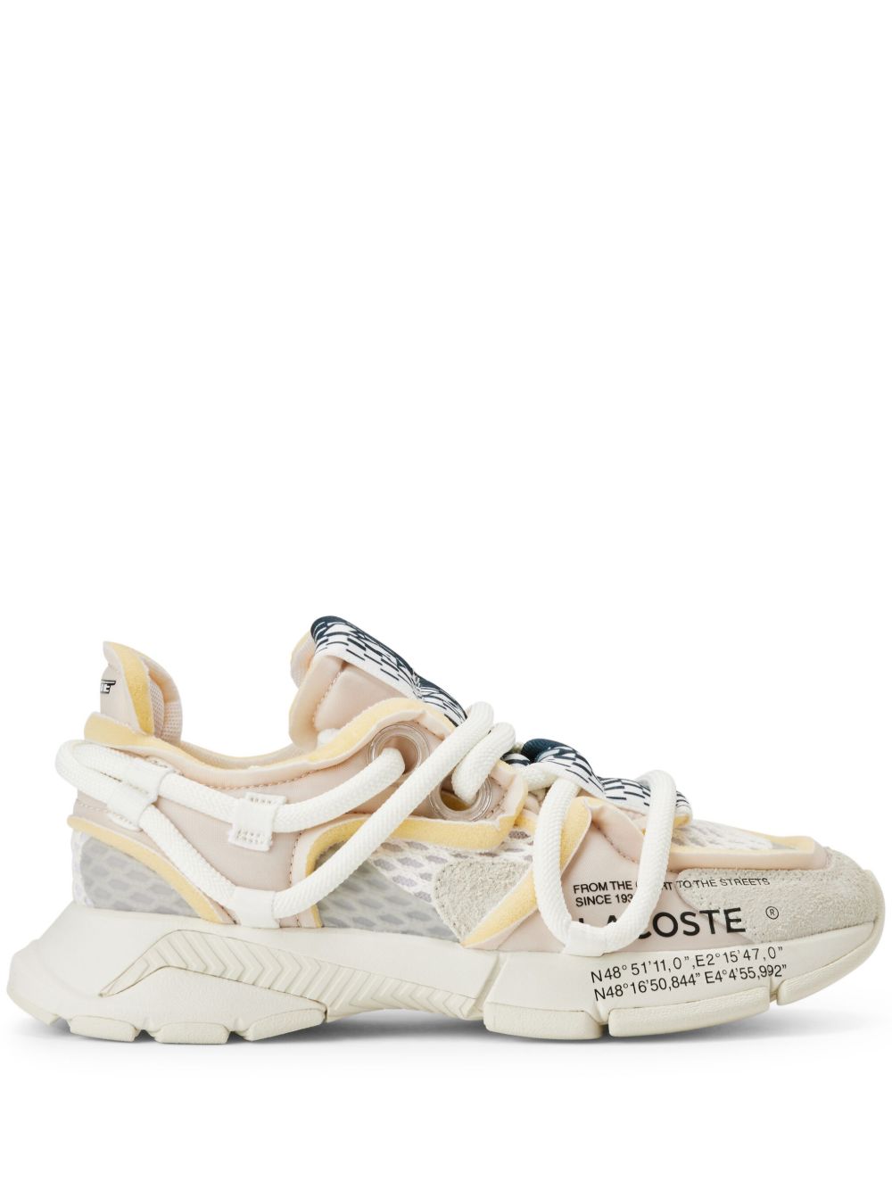 Lacoste logo印花拼接运动鞋 - 中性色