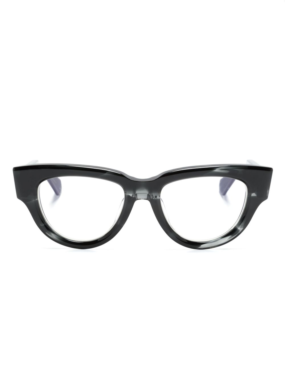 VALENTINO GARAVANI EYEWEAR V ESSENTIAL III 猫眼框眼镜 - 黑色