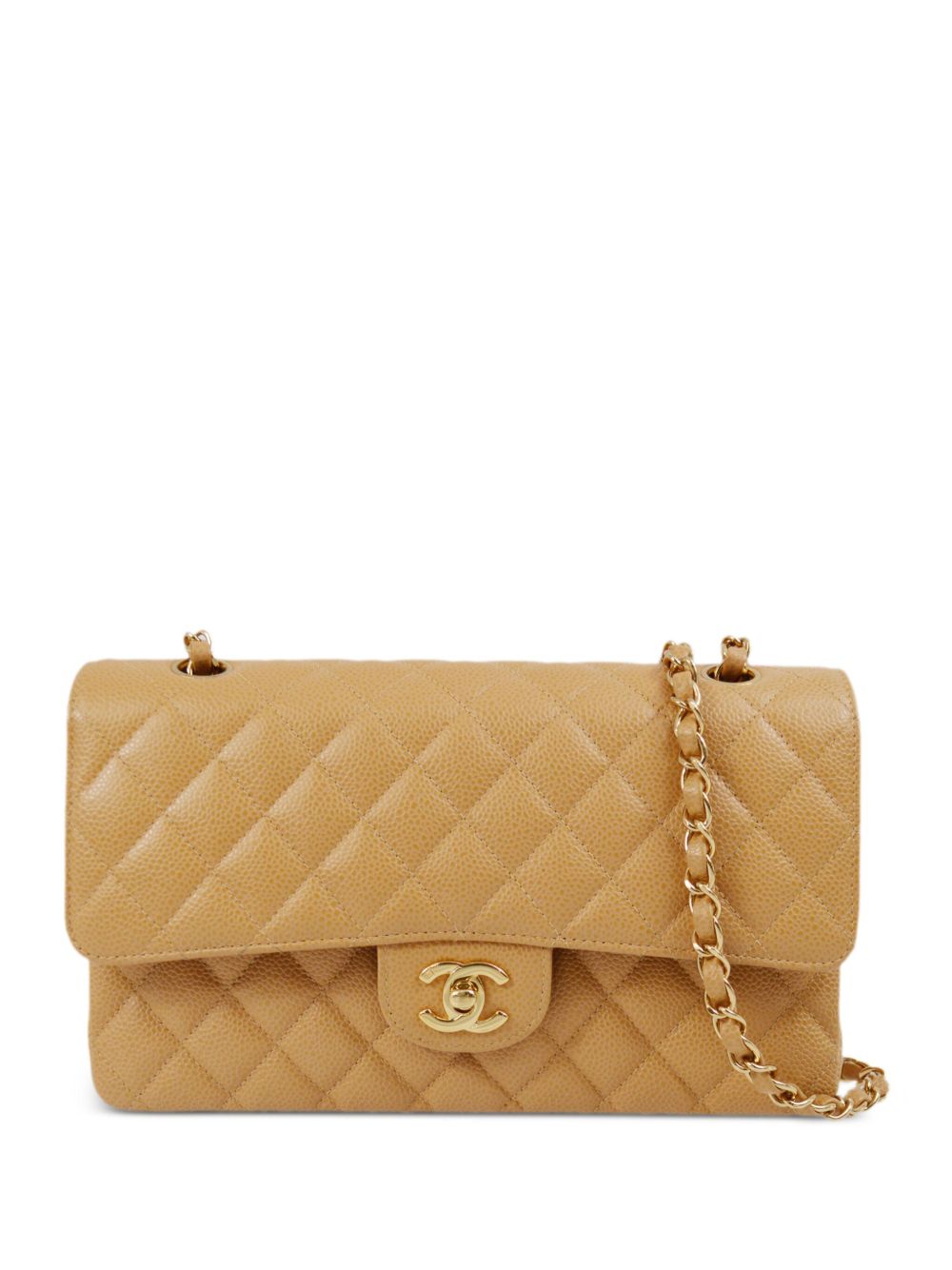 CHANEL Pre-Owned Classic Double Flap 中号单肩包（2003年典藏款） - 中性色