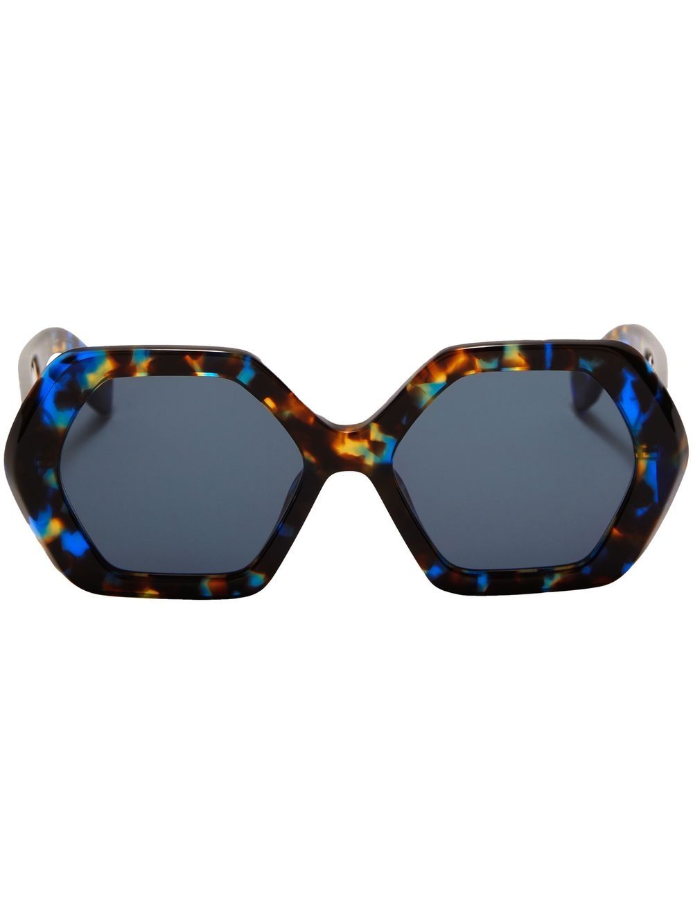Ambush Eyewear Eirene 超大镜框眼镜 - 蓝色