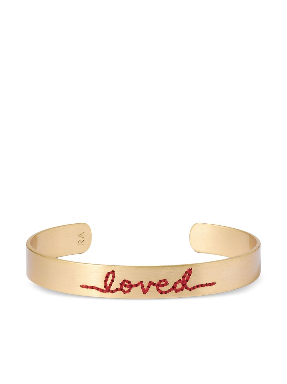 Roxanne Assoulin LLoved Stitched 手镯 - 金色