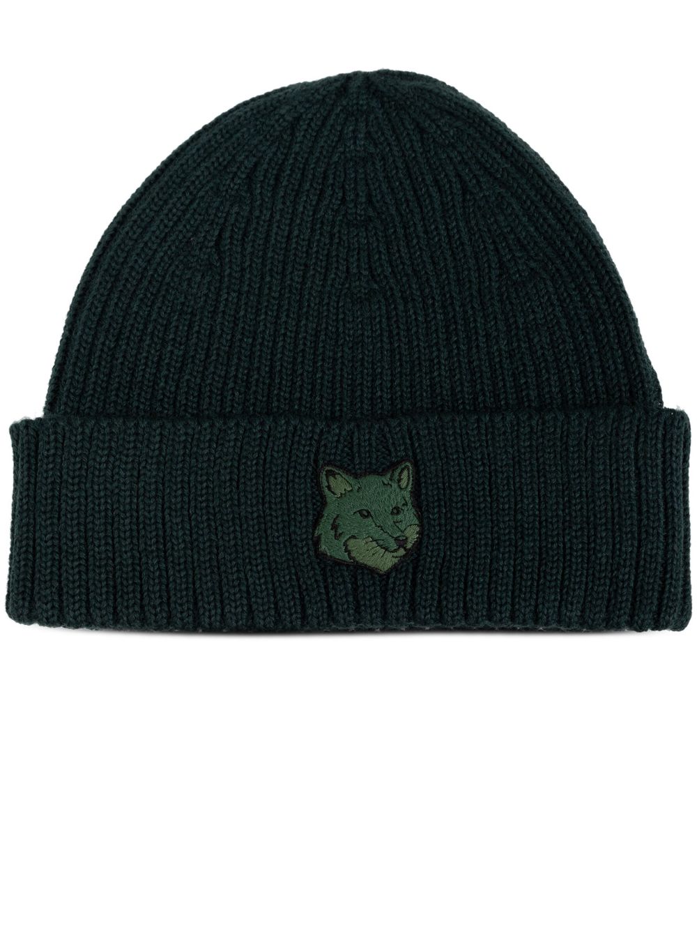 Maison Kitsuné Bold Fox Head 套头帽 - 绿色