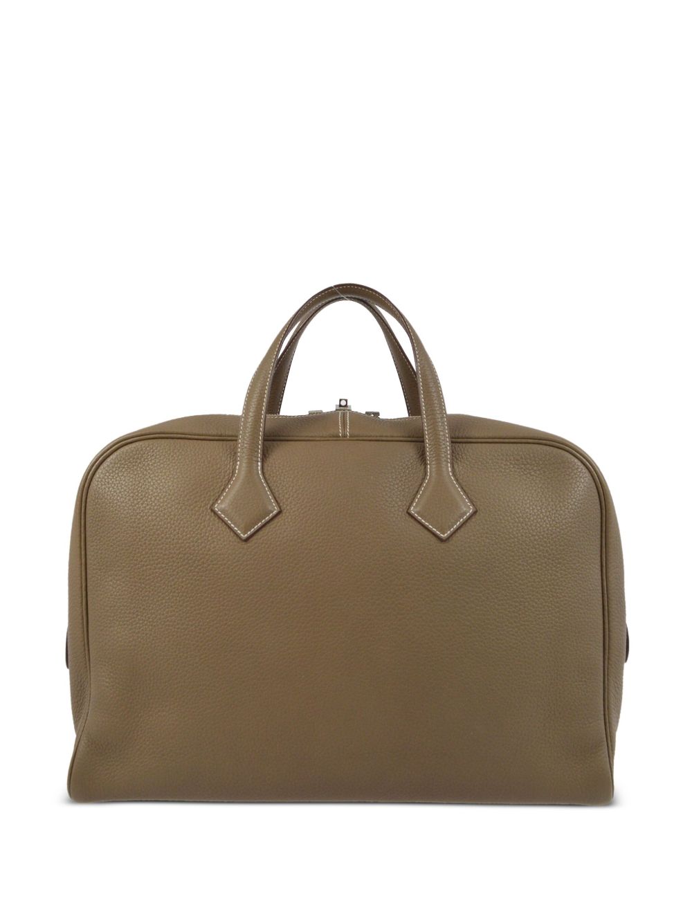 Hermès Pre-Owned Victoria 公文包（2014年典藏款） - 褐色