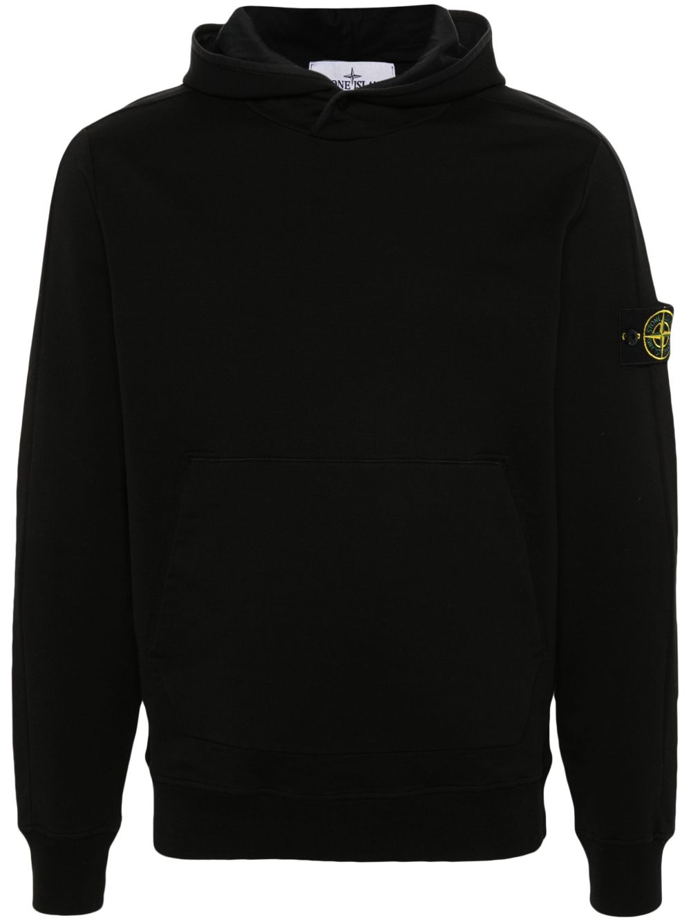 Stone Island 罗盘图案连帽衫 - 黑色