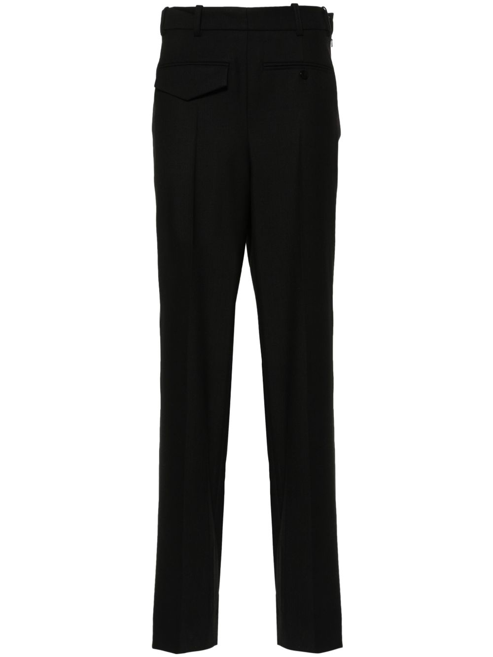 Victoria Beckham 斜纹布锥形裤 - 黑色