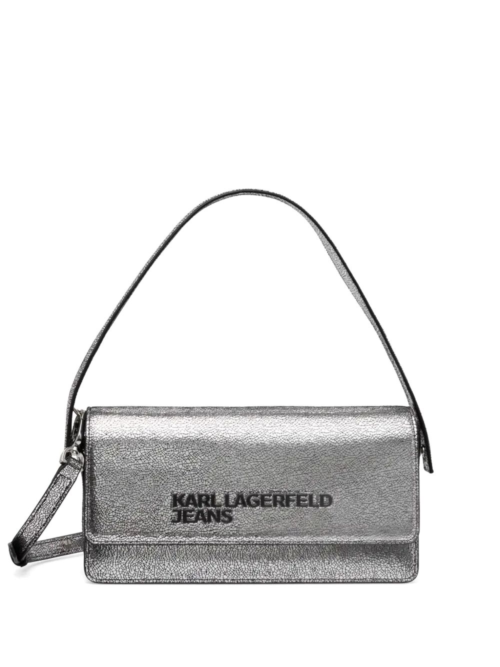Karl Lagerfeld Jeans KLJ Logo 斜挎包 - 银色