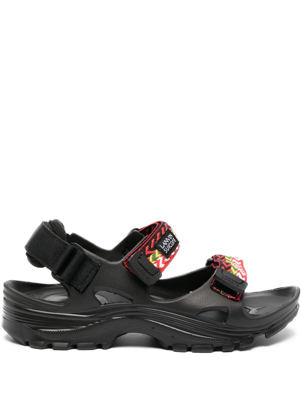 Lanvin x Suicoke Wake 凉鞋 - 黑色