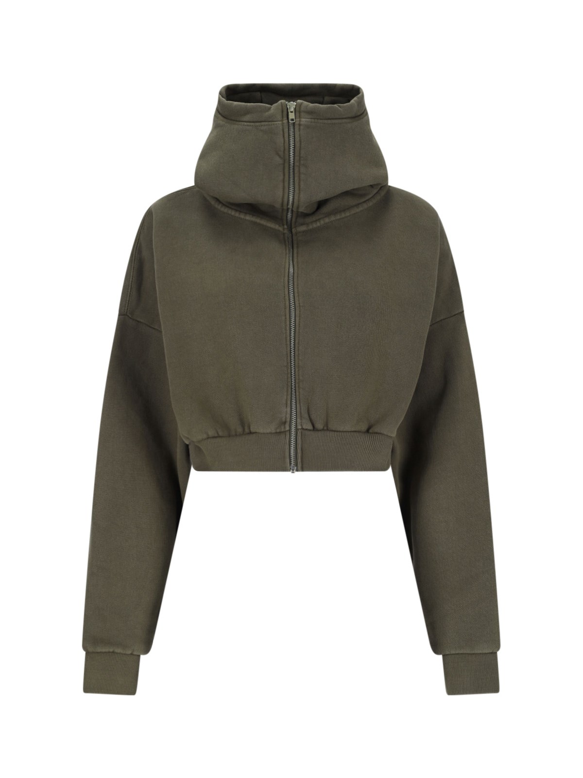 Entire Studios Zip Cropped Sweatshirt