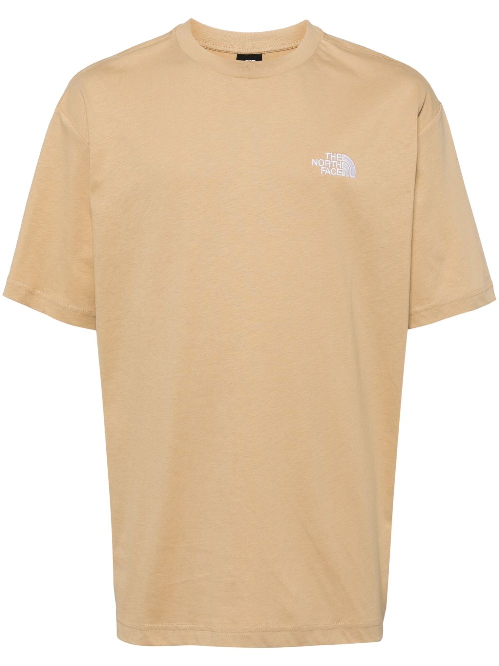The North Face logo刺绣棉T恤 - 中性色