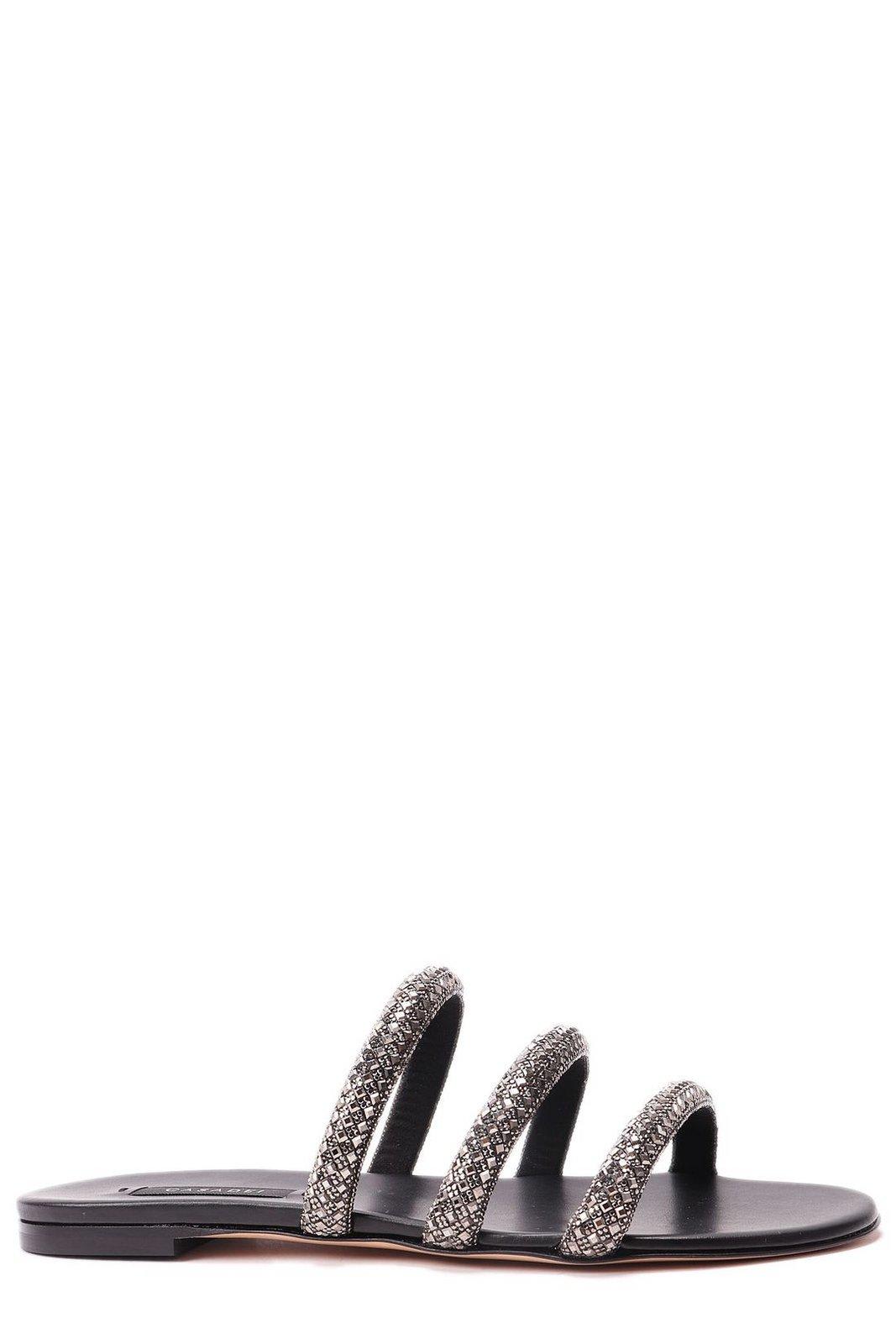 Casadei Embellished Slip-on Sandals