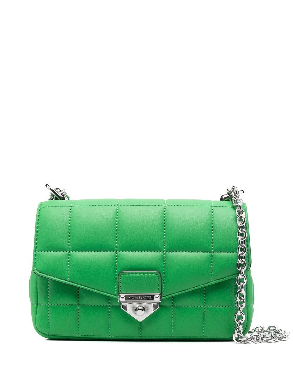 Michael Kors Collection Soho 绗缝单肩包 - 绿色
