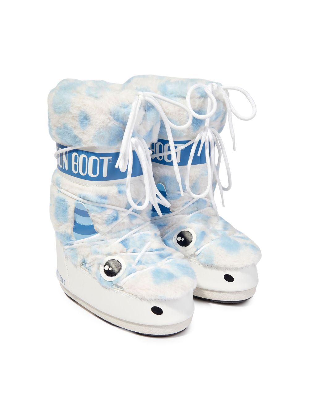 Moon Boot Kids Icon 雪靴 - 白色