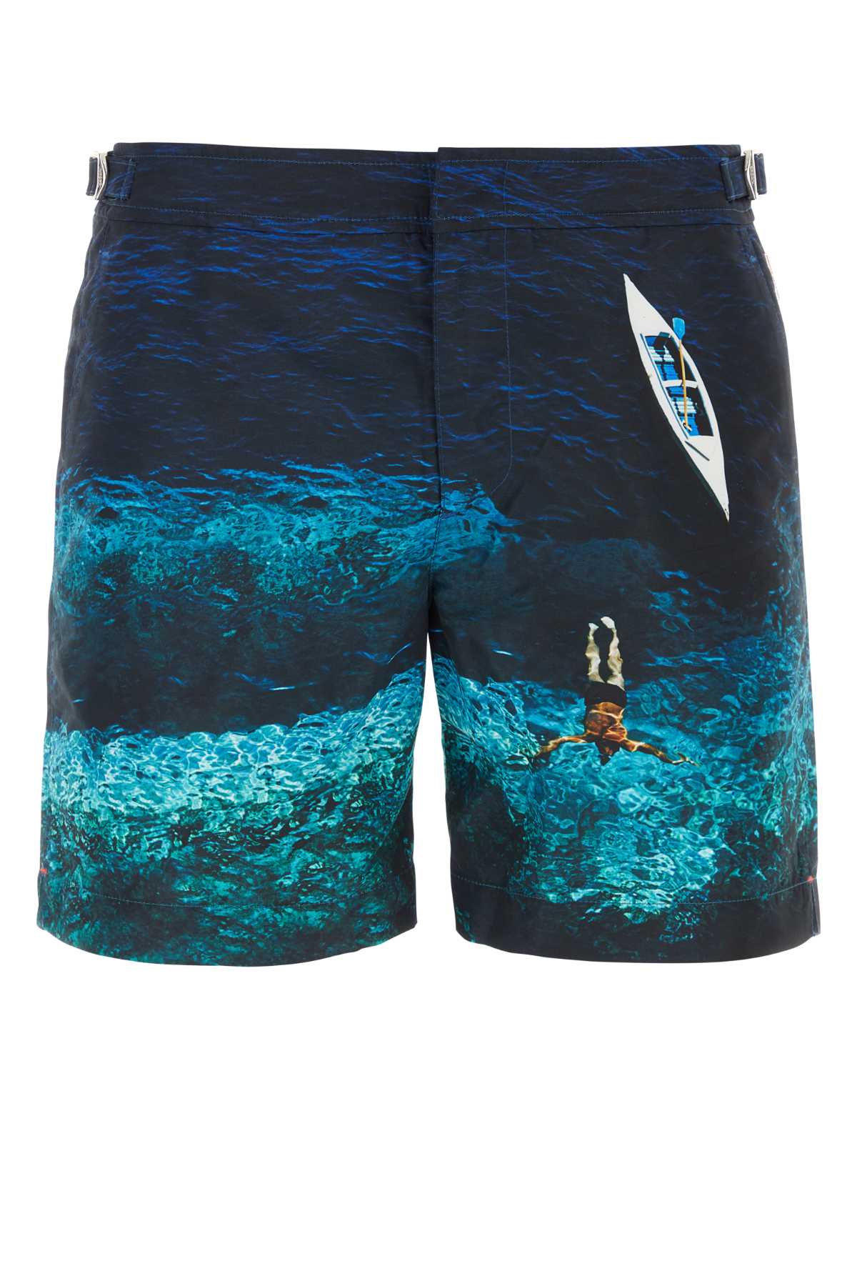 Orlebar Brown Printed Polyester Bulldog Photographic Swimming Shorts