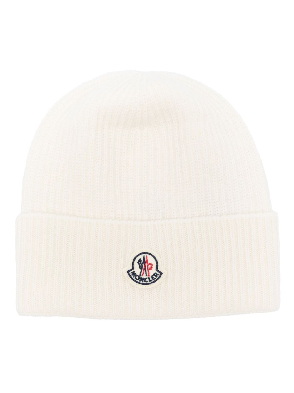 Moncler 标贴套头帽 - 白色